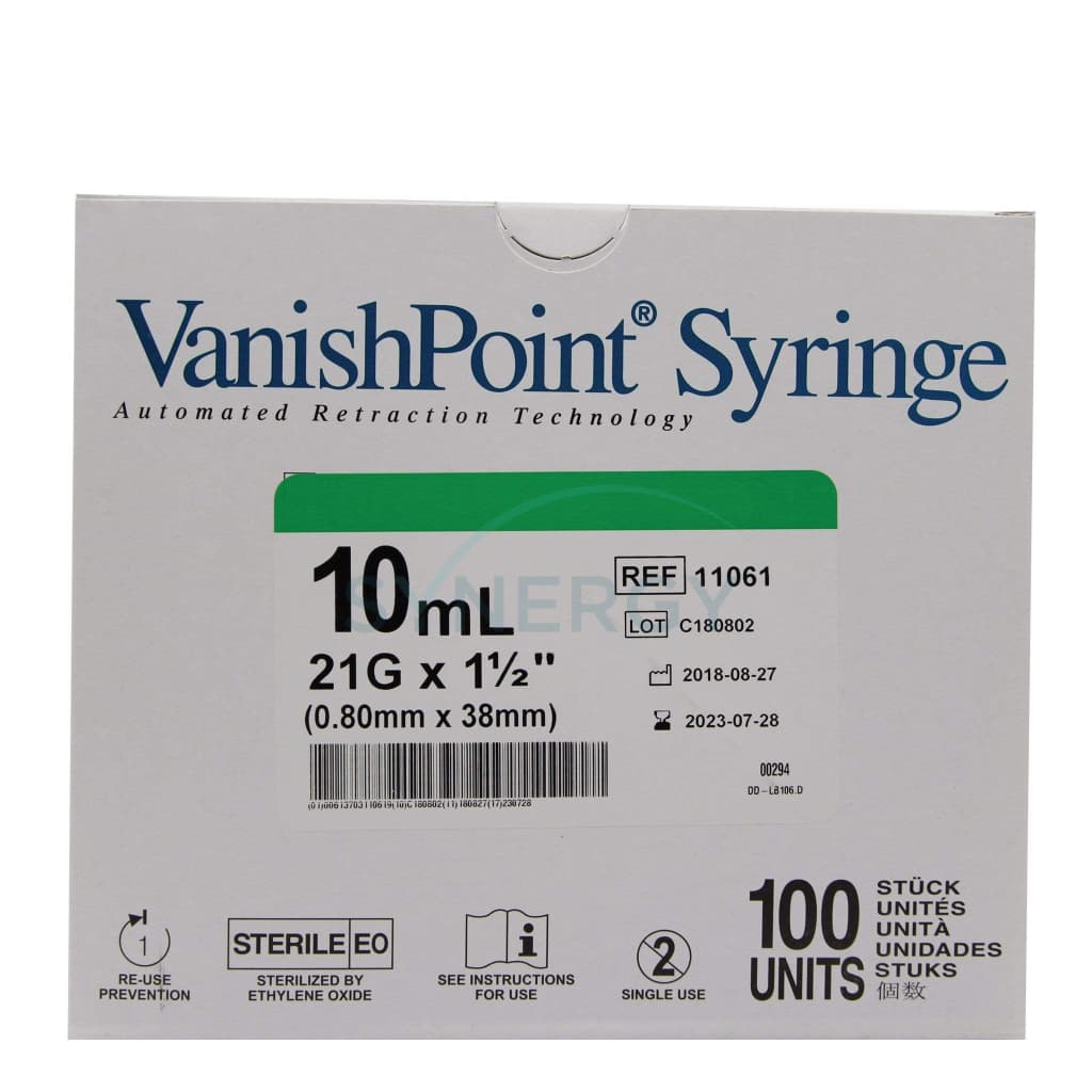 Vanishpoint Syringe 10Ml