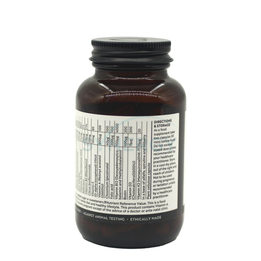 Multivitamin Cap Viridian 65+ Formula Multivitamin Veg Caps | Wellness By Synergy ...