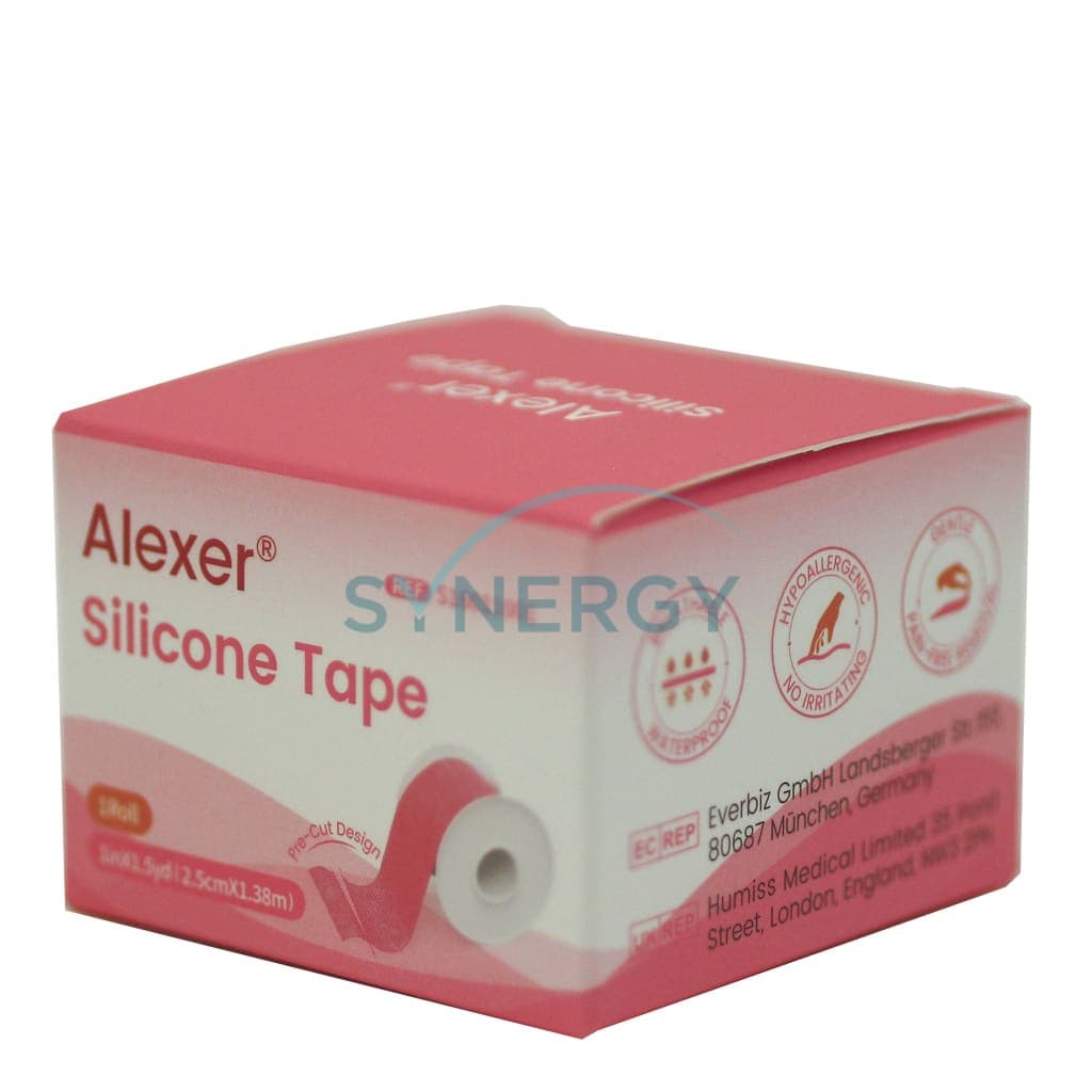 Alexer Medical Silicone Tape Pink (2.5cm x 1.5yd)