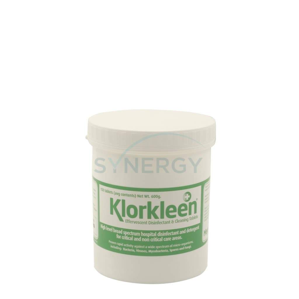 Klorkleen 1.67gm Effervescent Disinfectant & Cleaning Tablets (Can of 150 tablets)