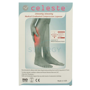 Medical Graduated Compression Close Toe Black Socks For Men & Women 20-30Mmhg - Clinically Tested