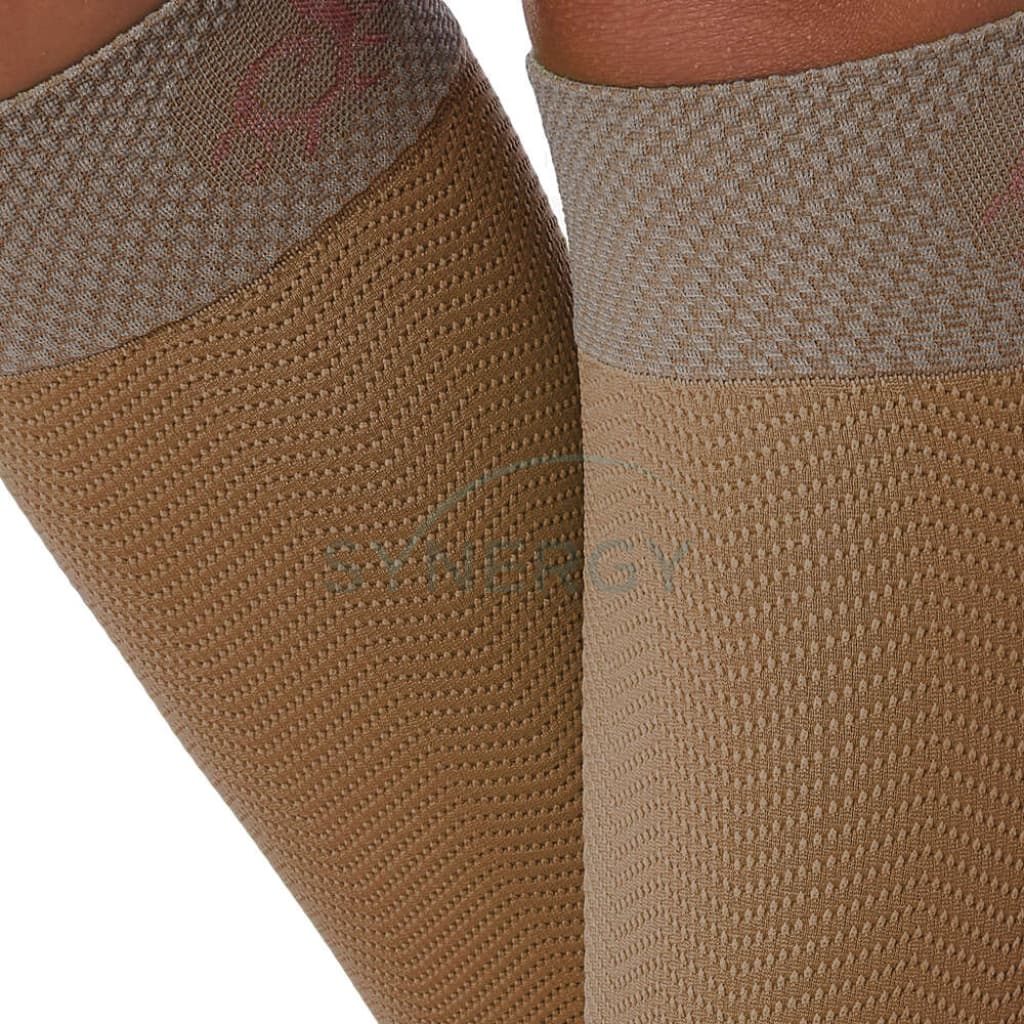 Micro Massaging Legwarmers Solidea Leg Noisette - Size S (Bx)