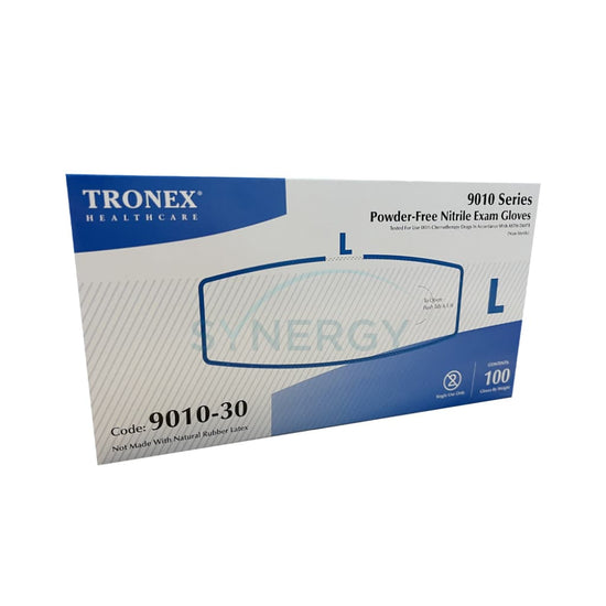 Nitrile Chemo-Rated Powder-Free Fully Textured 5-Mil 9.5 Exam Gloves Blue Large