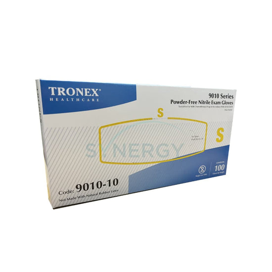 Nitrile Chemo-Rated Powder-Free Fully Textured 5-Mil 9.5 Exam Gloves Blue Small