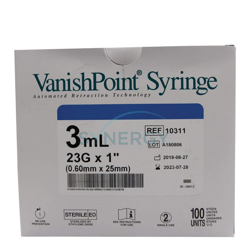 Vanishpoint Syringe 3Ml