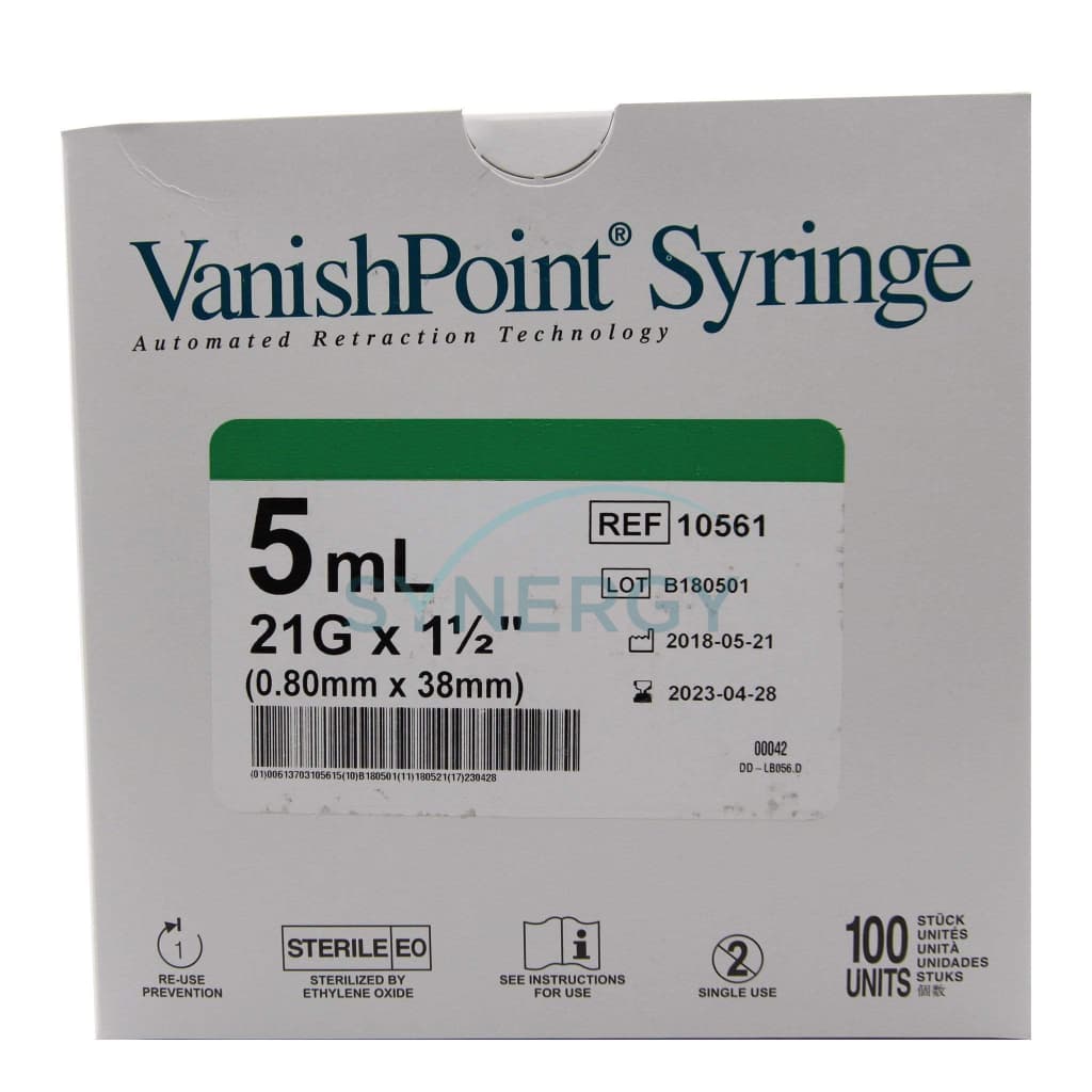 Vanishpoint Syringe 5Ml