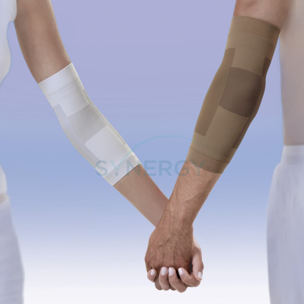 Solidea Graduated Compression Elbow Support With Silver Ions