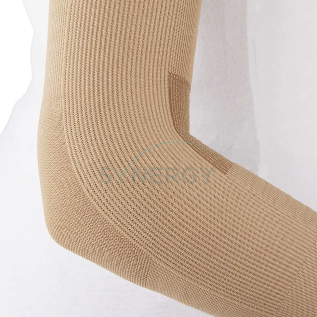 Solidea Graduated Compression Elbow Support With Silver Ions Camel - Size S (Bx)