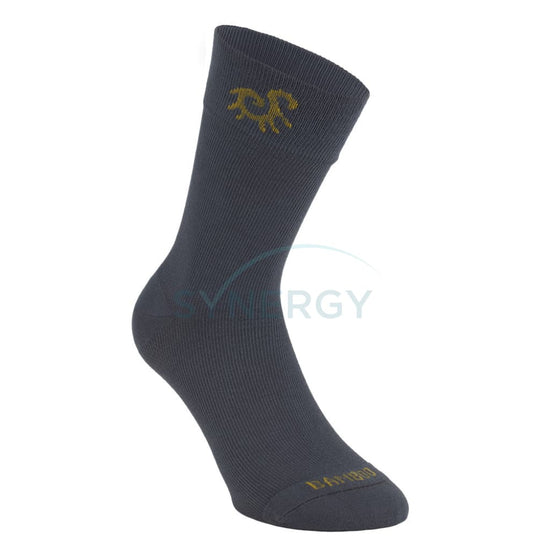 Solidea Graduated Compression Unisex Bamboo Fly Young Socks 18/24 Mmhg Mid-Calf Grigio - Size S (Bx)