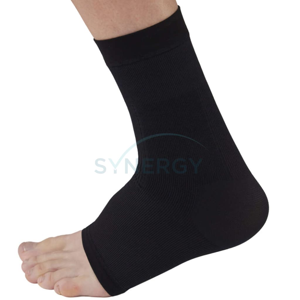 Solidea Silver Support Ankle Nero - Size S (Bx)