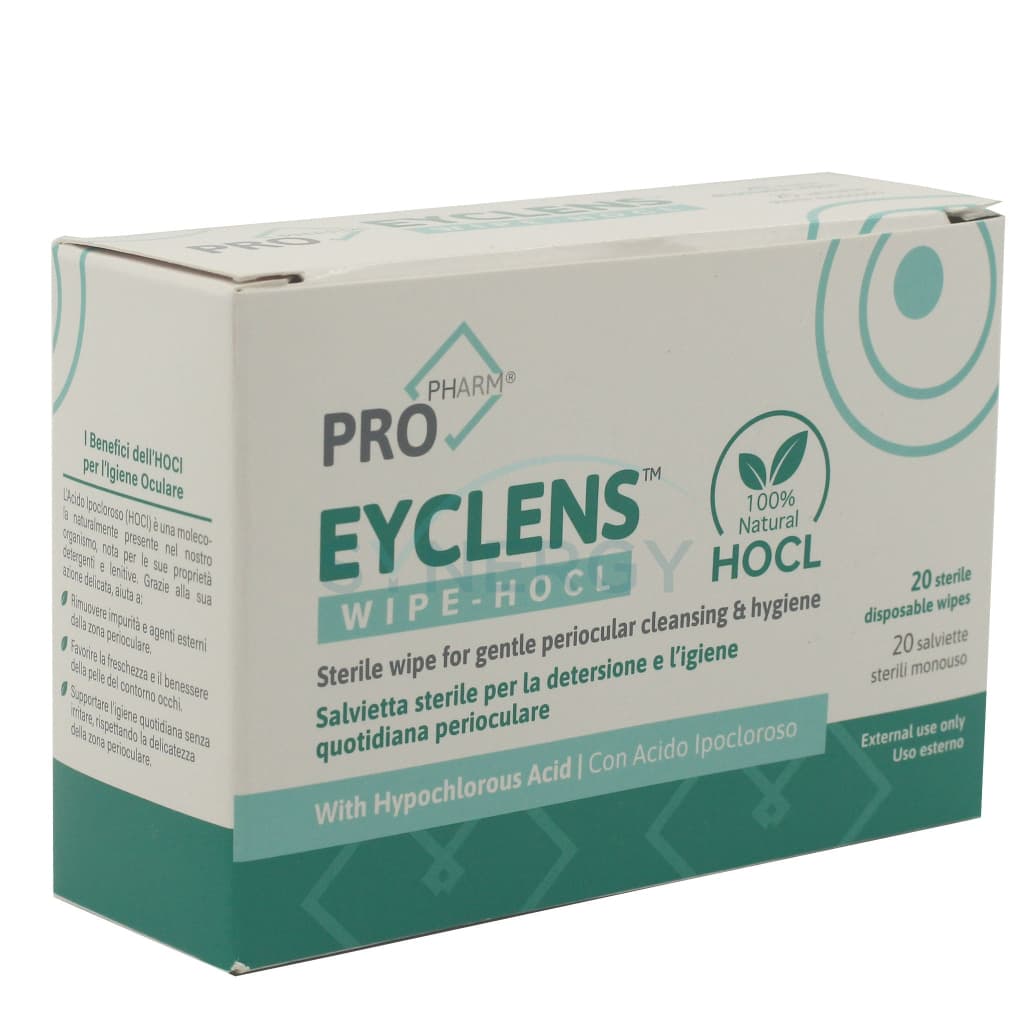 Sterile PROPharm EYCLENS HOCl WIPE/Salvietta (Box of 20’s)
