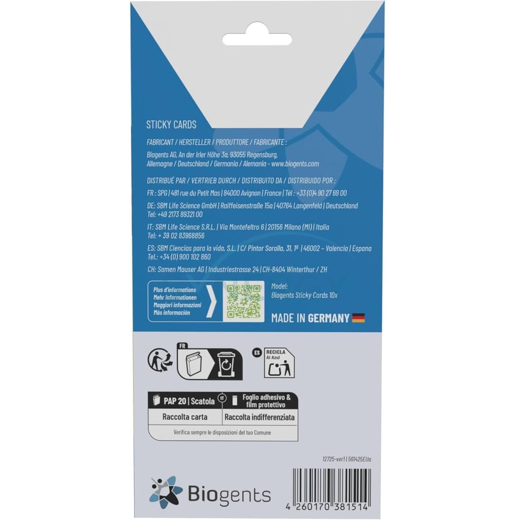 Sticky Cards refill for BG-GAT (Pack of 10’s)