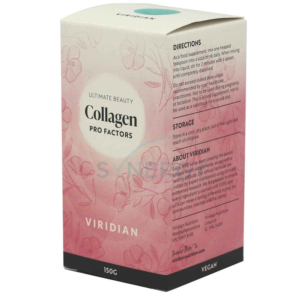 Viridian Ultimate Beauty Collagen Pro-Factors Powder | Wellness By ...
