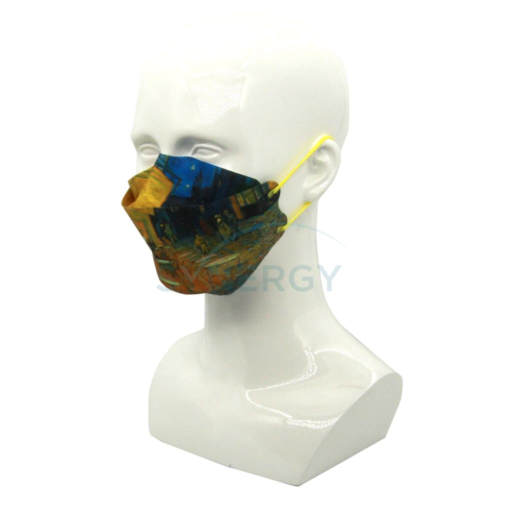 Terrace Of A Cafe At Night 3D Mask (Box Of 12S)